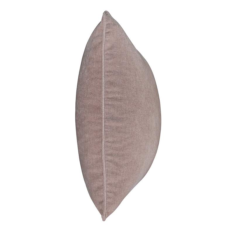 Image 2 Dann Foley Sincere 24" x 24" Pale Pink Chenille Pillow more views
