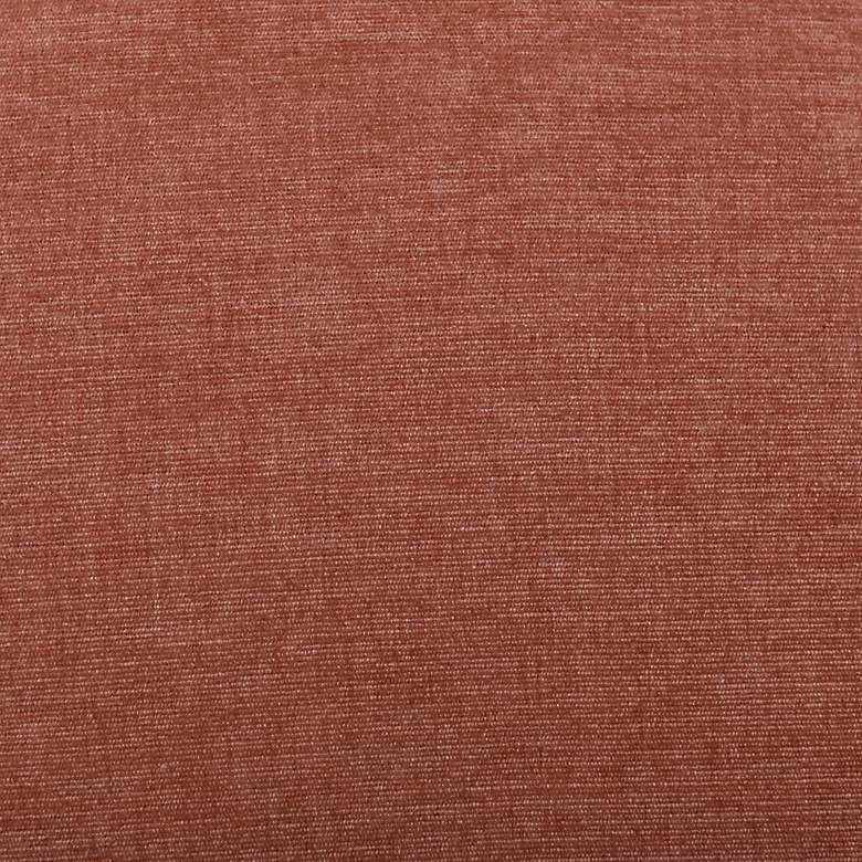 Image 3 Dann Foley Sincere 24" x 24" Salmon Pink Chenille Pillow more views
