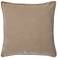 Dann Foley Sincere 24" x 24" Sand Chenille Pillow