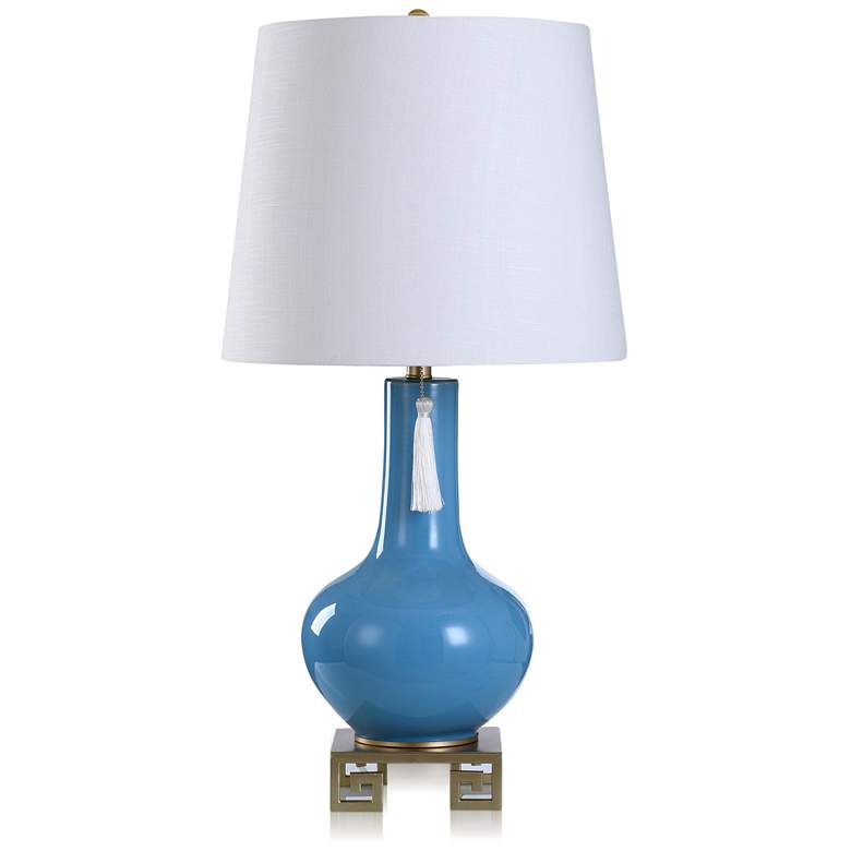 Image 1 Dann Foley - Table Lamp - Blue and Gold