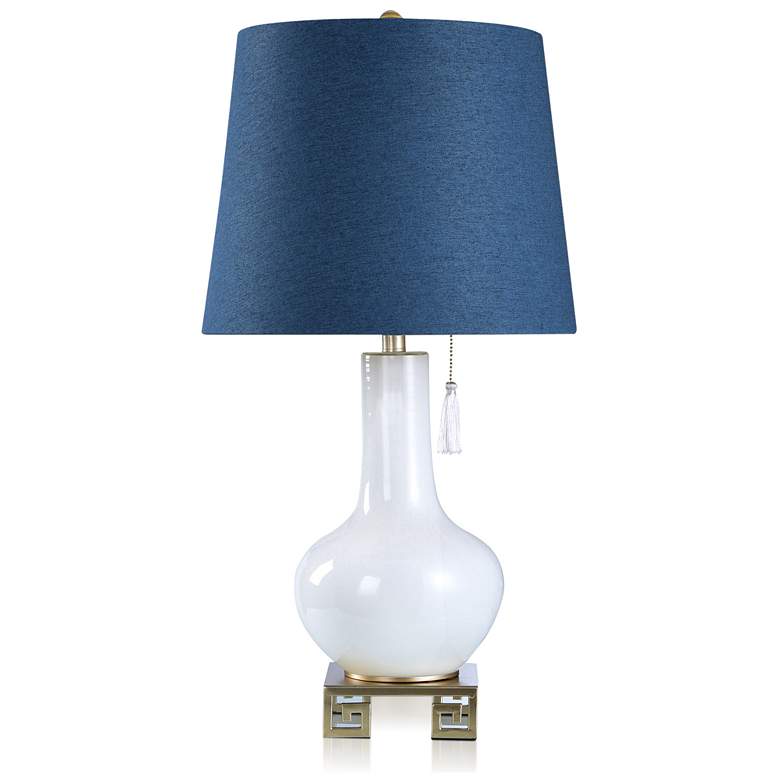 Image 1 Dann Foley - Table Lamp - Blue Shade