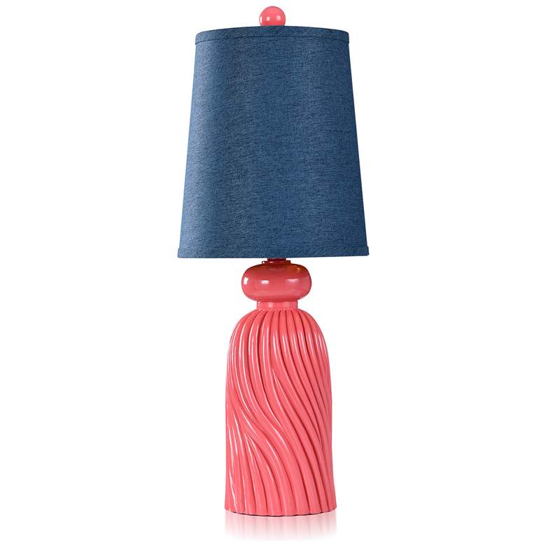 Image 1 Dann Foley - Table Lamp - Coral Pink