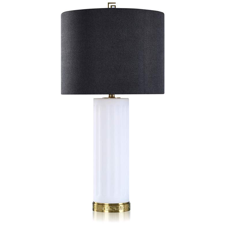 Image 1 Dann Foley - Table Lamp - White and Gold