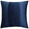 Dann Foley Tuxedo 24" x 24" Classic Navy Velvet Tux Pleat Pillow