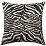 2_Dann Foley Tuxedo 24" x 24" Off Black And Off White Velvet Pleat