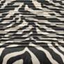 5_Dann Foley Tuxedo 24" x 24" Off Black And Off White Velvet Pleat more views