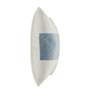 2_Dann Foley Two Tone 24" x 24" Canvas And Ocean Blue Banded Throw more views