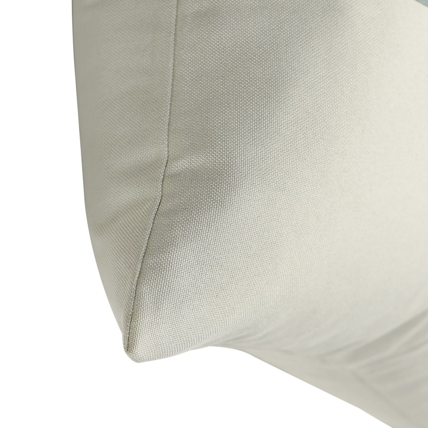 Image 5 Dann Foley Two Tone 24" x 24" Canvas And Ocean Blue Banded Throw  more views