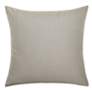 3_Dann Foley Two Tone 24" x 24" Pale Gray And Cinnamon Banded Throw more views