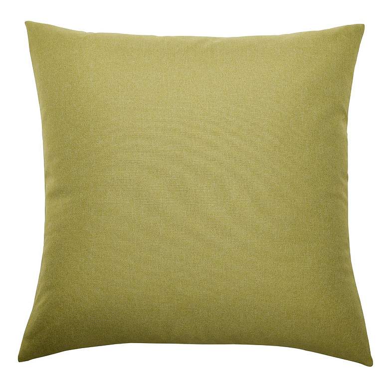 Image 3 Dann Foley Two Tone 24" x 24" Pea Soup And Green Banded Throw Pil more views