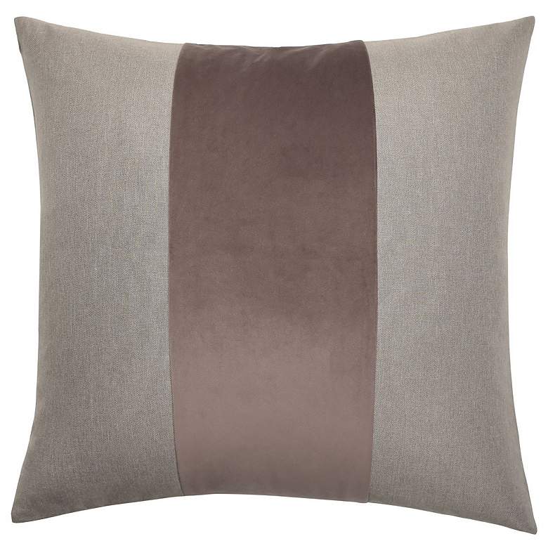 Image 1 Dann Foley Two Tone 24" x 24" Pistachio And Dusty Rose Banded Thr