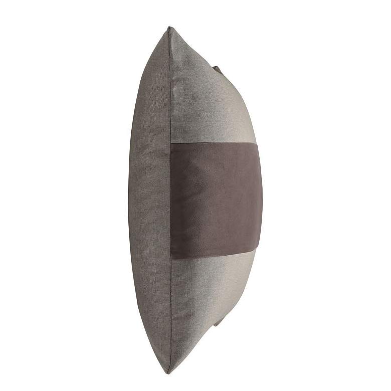 Image 3 Dann Foley Two Tone 24" x 24" Pistachio And Dusty Rose Banded Thr more views