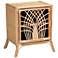 Danna 22" Wide Natural Brown Rattan 1-Door Nightstand