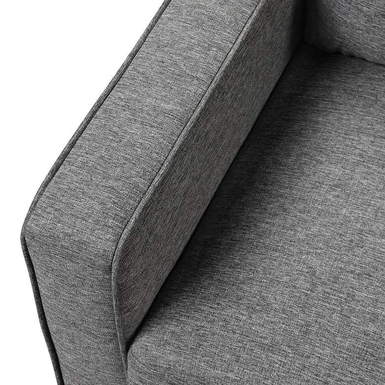 Image 5 Danna Gray Fabric Accent Chair more views