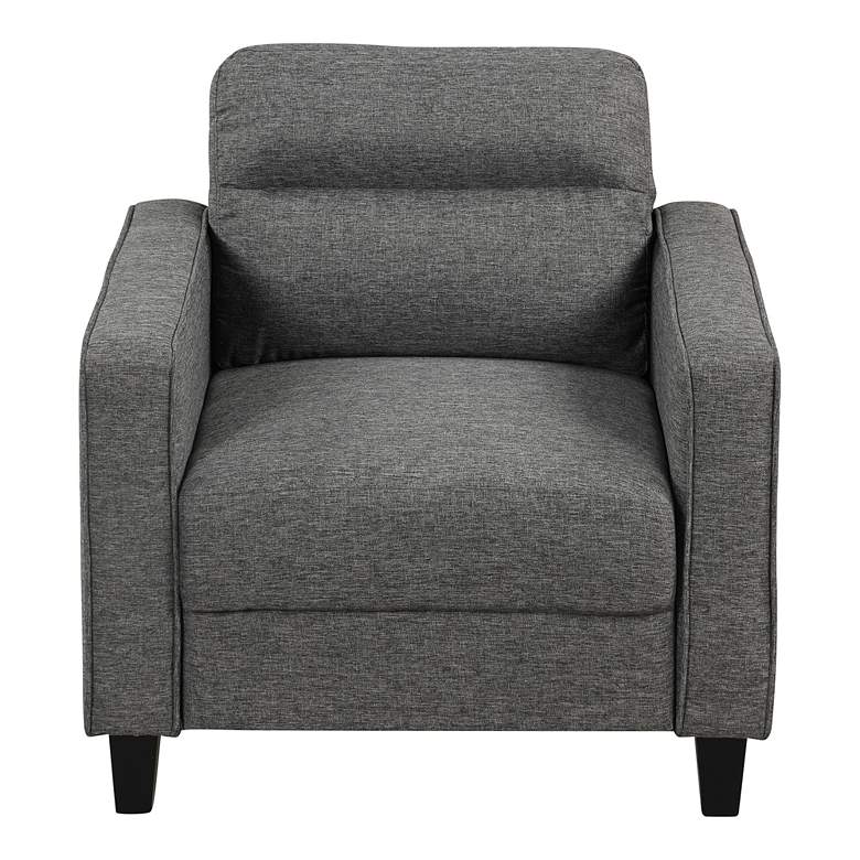 Image 6 Danna Gray Fabric Accent Chair more views