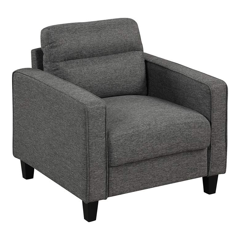 Image 7 Danna Gray Fabric Accent Chair more views