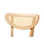 3_Dannell 24" Natural Oak Wood Counter Stools Set of 2 more views