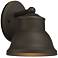 Dannington 9 1/4" High Oil-Rubbed Bronze Industrial Outdoor Wall Light