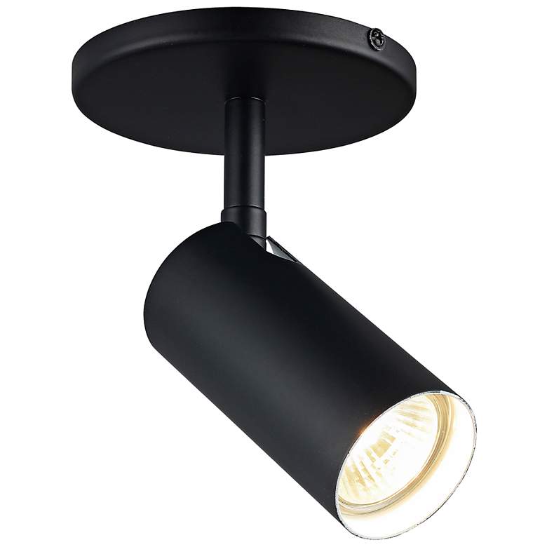 Image 1 Danolite Stanly 4 3/4" Modern Black Adjustable Ceiling Spot Light