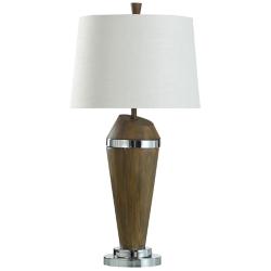 Danrun 33" Silver Table Lamp