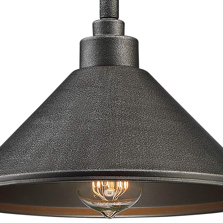 Image 4 Dansk 1-Light Wall Sconce in Galvanized Metal more views
