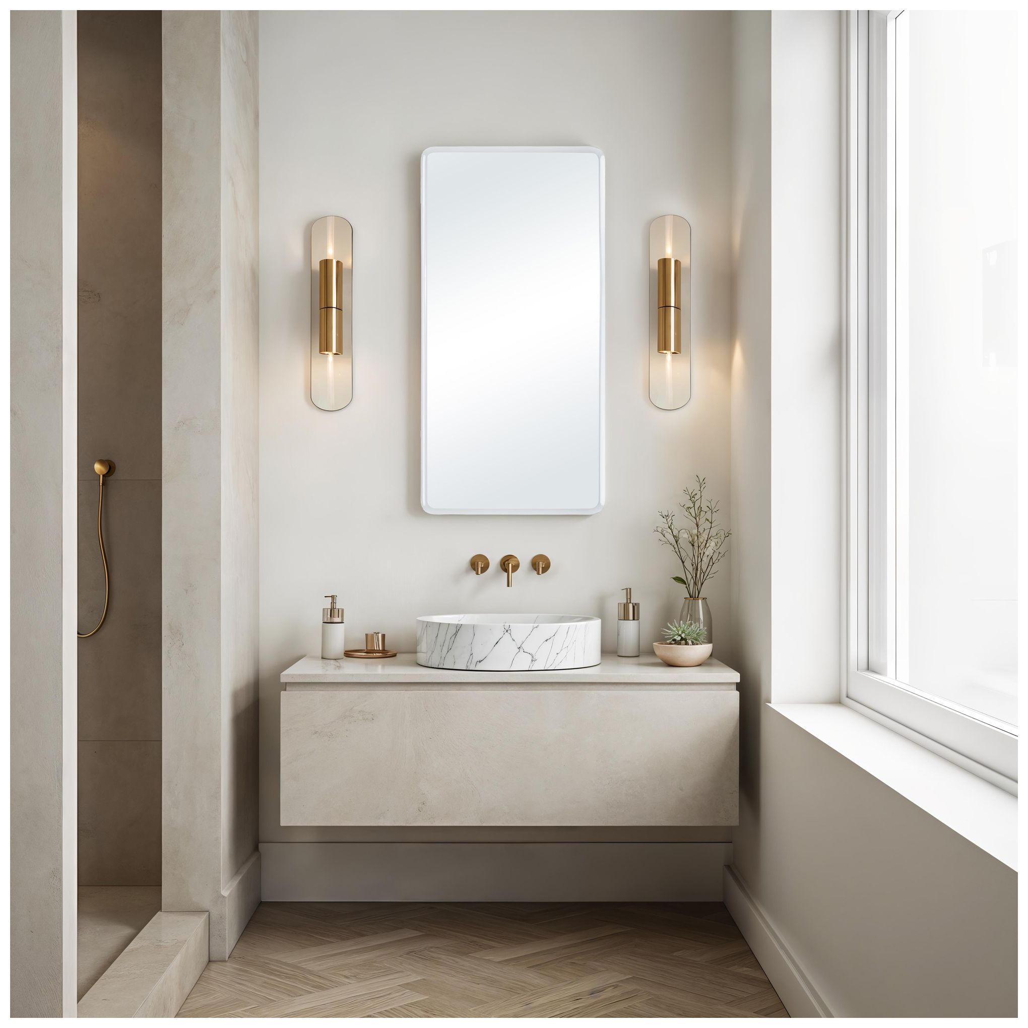 Image 2 Danske 40" H x 20" W Wall Mirror more views