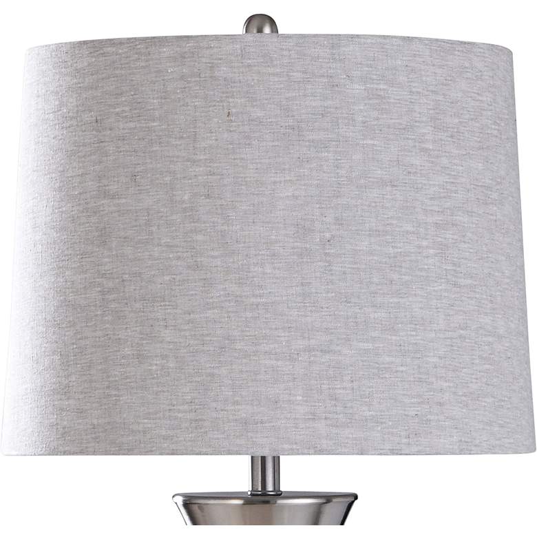 Image 2 Dante 33 1/4 inch Brushed Nickel and Concrete Genie Table Lamp more views