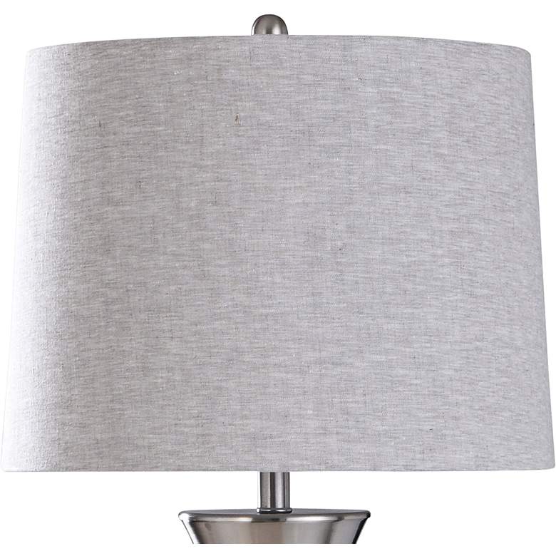 Image 2 Dante 33 1/4" Brushed Nickel and Concrete Genie Table Lamp more views