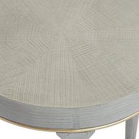 Image3 of Danton 19 3/4" Wide Gray Round Side Table more views