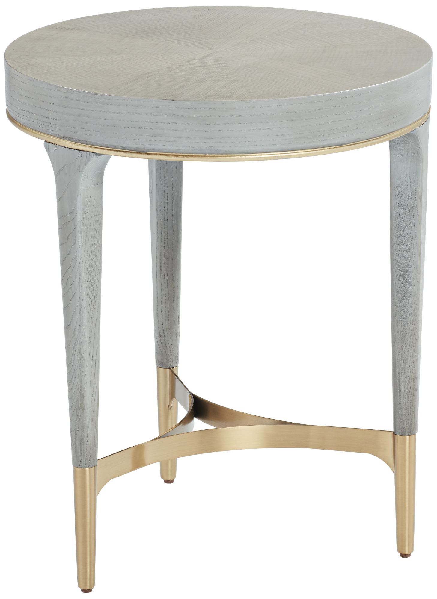 Danton 19 3/4" Wide Gray Round Side Table 79N10 Lamps Plus