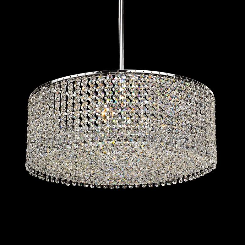Image 1 Danube Crystal Double Layer 18 inch Wide Pendant Chandelier