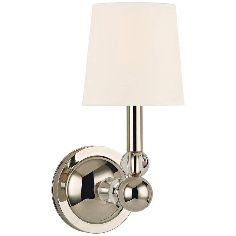 Image 1 Danville 13 inch High Polished Nickel Wall Sconce