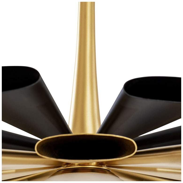 Image 2 Daphne 1-Lt Large Pendant - Matte Black/French Gold more views