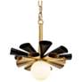 3_Daphne 1-Lt Small Pendant - Matte Black/French Gold more views