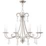 2_Daphne 29 3/4" Wide Brushed Nickel 8-Light Chandelier