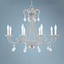 1_Daphne 29 3/4" Wide Brushed Nickel 8-Light Chandelier