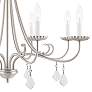 3_Daphne 29 3/4" Wide Brushed Nickel 8-Light Chandelier more views