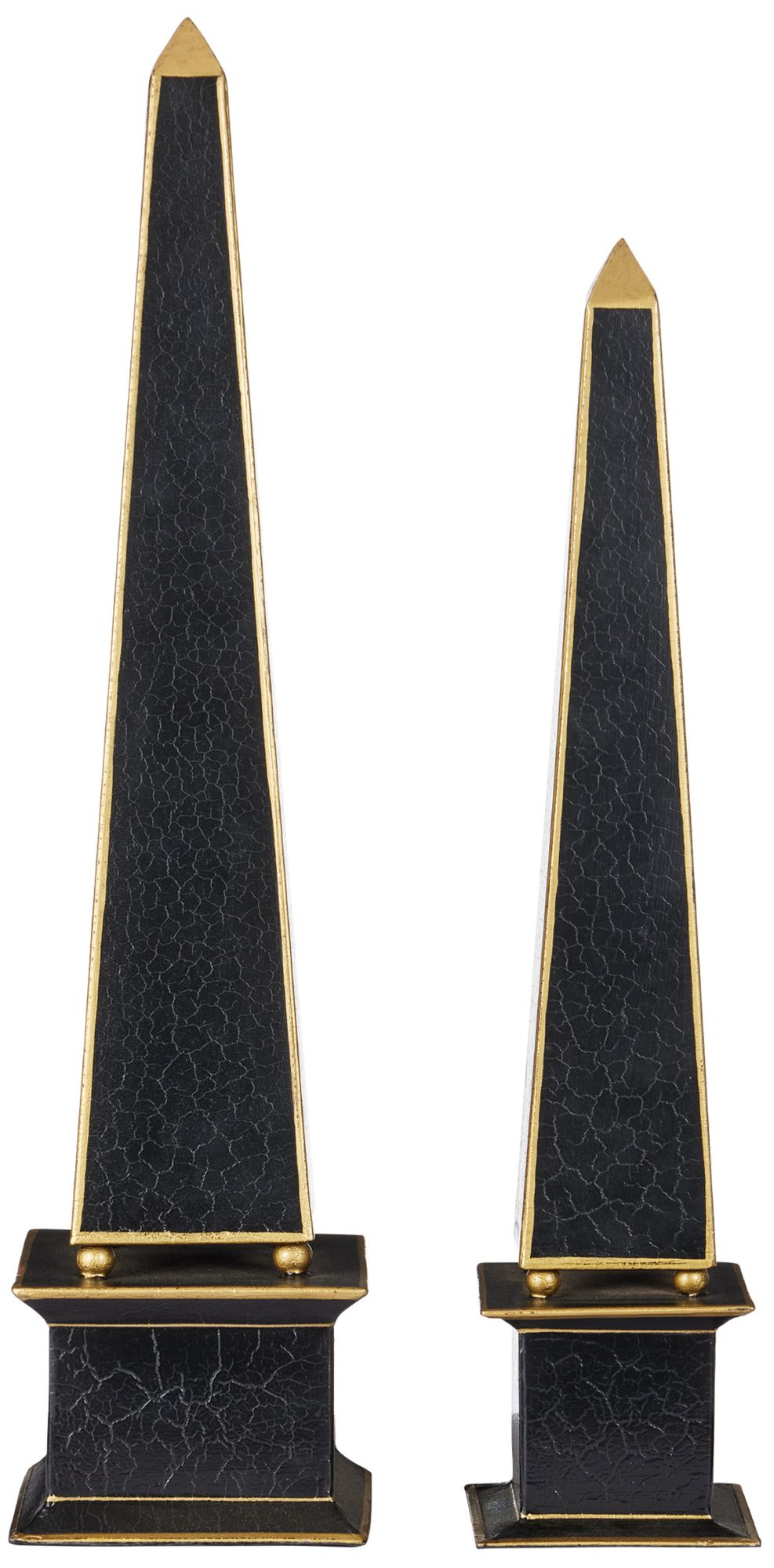 Image 3 Daphne Black, Gold Obelisk - Set of 2 more views