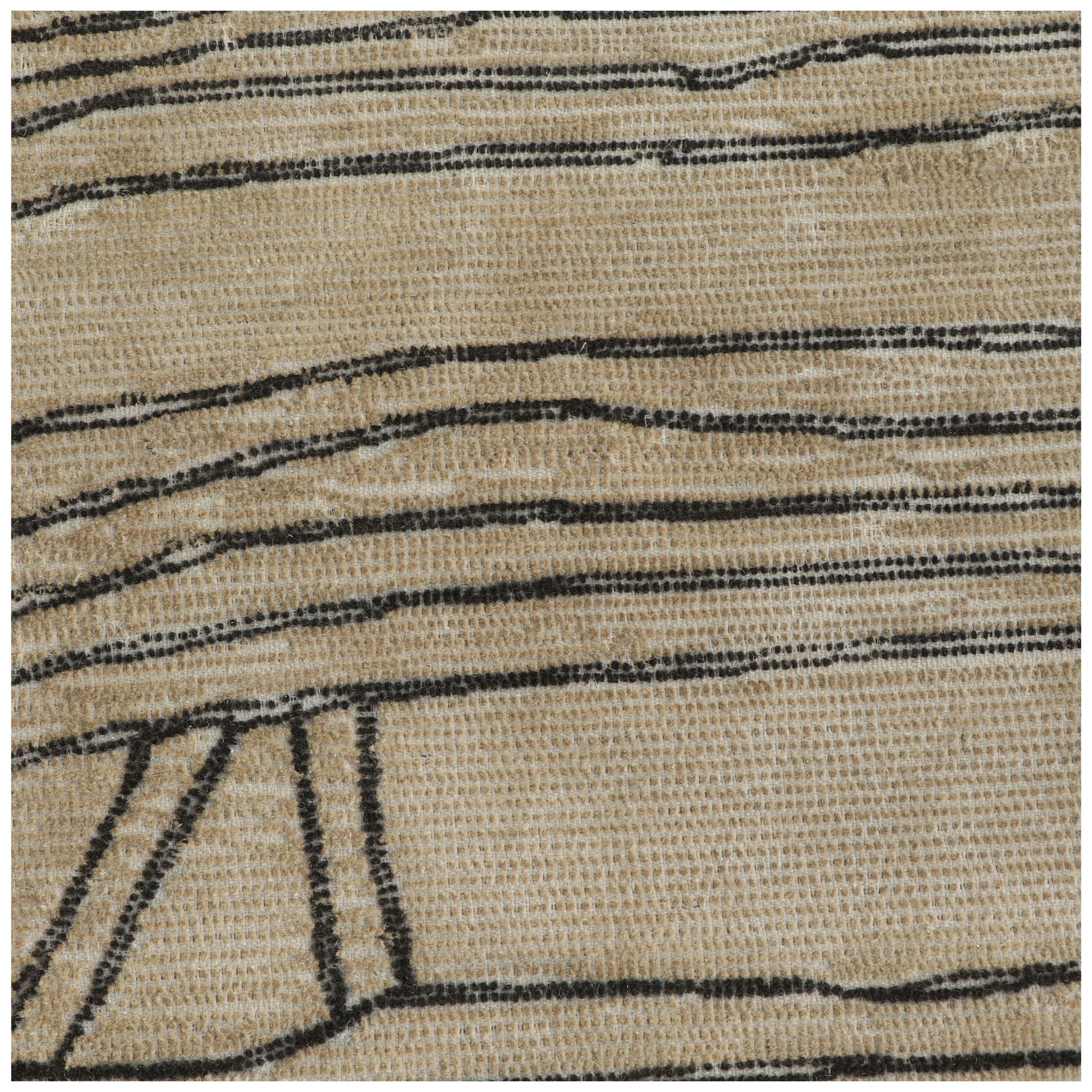 Image 3 Daphne Natural Hand Tufted Floor Rug 5x8' more views