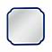 Daphne Navy Lacquer 30" Square Wall Mirror