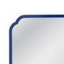 3_Daphne Navy Lacquer 30" Square Wall Mirror more views