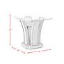 7_Dapper 26" Wide Gray Wood Square End Table more views