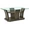 Dapper 44" Wide Gray Wood Rectangle Coffee Table