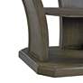 3_Dapper 44" Wide Gray Wood Rectangle Coffee Table more views