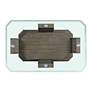 4_Dapper 44" Wide Gray Wood Rectangle Coffee Table more views