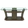 7_Dapper 44" Wide Gray Wood Rectangle Coffee Table more views