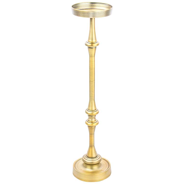 Image 5 Dapper 5 3/4" Wide Brass Round Martini Side Tables Set of 2 more views