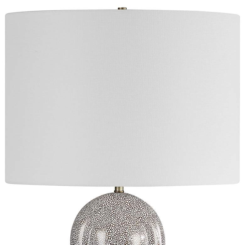 Image 5 Dapple 29 1/2" Chocolate with White Dapple Table Lamp more views