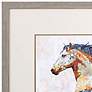 Dappled Horse II 34" Wide Rectangular Framed Wall Art in scene