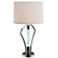 Dara Nickel LED Night Light Table Lamp